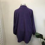 Avenue  Purple Fleece Zip Jacket - Size 30 Photo 1