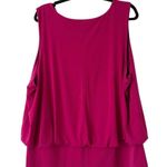 Lane Bryant NWT  Purple Banded Bottom Stretchy Tank Top Blouse Womens Size 22/24 Photo 1