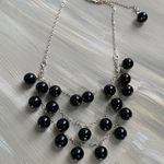 NWT onyx triple strand necklace Black Photo 0
