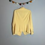 White House | Black Market  butter yellow blazer jacket Photo 3