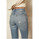 Boyish The Billy Authentic Rigid High Rise Skinny Distressed Jeans Far Country 2 Blue Size 25 Photo 2