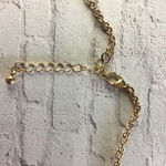 Cascading Mint Faux Glass Cascading Chain Necklace Green Photo 4