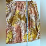 Tahari  100% Linen Tropical Faux Wrap Skirt
Size Medium Photo 5