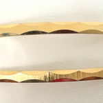 Monet  Gold Tone Bangle Bracelet Set of Two Photo 0