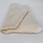 American Vintage Vintage White Beaded Envelope Clutch/Shoulder Bag Photo 3