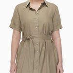 Aritzia  100% Linen Eleta Shirtdress - size large Photo 0