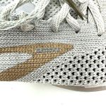 Brooks  Size 11 Sneaker Silver White Mesh Revel 2‎ Running Lace Up Athleticwear Photo 4