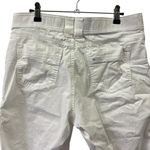 Lee  Easy Fit White Cargo Cuffed Bermuda Shorts Uncuffed Capri Pants Womens 10 Photo 3