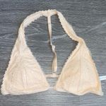 Aeropostale Cream/Pale Pink Halter Bralette Photo 0