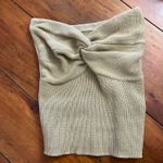 Knit tube top Tan Size M Photo 0