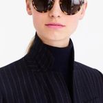 J.Crew NWT Regent Blazer in Navy Pinstripe Stripe Wool Flannel Jacket 10 $198 Photo 4