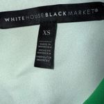 White House | Black Market WHITE HOUSE BLACK MARKET Green White Floral V Neck Kimono Sleeve Top NWOT XS Photo 7