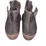 Vince Camuto NEW  Gray Leather Patellen Booties Ankle Boots Shoes size 7.5 38 Photo 9