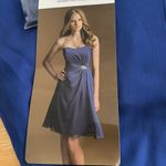BELSOIE Formal midi dress NWT Blue Size 14 Photo 8