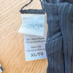 L Space Bikini‎ Top Womens XL Blue Siren Wired Ribbed Swimwear Photo 4