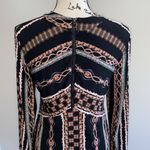 Free People  multicolored Stella mock Neck mini dress Photo 5