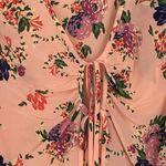 & Other Stories & OTHER STORIES Women's Floral Fairy Core V-Neck Tie Up Silk Blouse Size 4 Photo 6