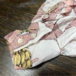 H&M Desmond & Dempsey X Cotton Banana Leaf Print Button Front Dress Photo 11