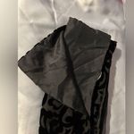 Crushed velvet scarf Black Photo 2