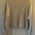 LA Hearts  Ivory Cream Crop Sweater Photo 3