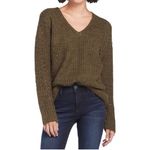 John + Jenn  Revolve Constance Sweater Olive Green Pullover Women’s Size Medium Photo 11