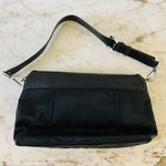 Michael Kors  Jane Black Nylon Leather Medium Shoulder Bag Photo 4