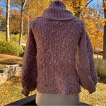 onetheland  Shaggy Sweater Womens Waist Length Cowl Neck S Small Blush Pink Photo 1