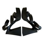 Abound  Women’s Tracy Puffy Strap Black Chunky Platform Sandals Size 8.5 Photo 3