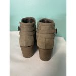 Charlotte Russe Suede Leather Ankle Bootie Brown Women's Sz 9 Photo 2