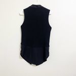 Haute Hippie  blazer vest black tuxedo style size 4 Photo 3