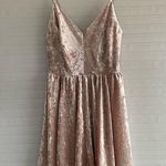 Urban Outfitters Baby Pink Velvet Romper Photo 0