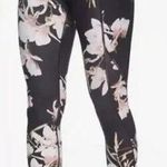 Athleta Magnolia Salutation Stash Pocket Leggings Floral Black Small Photo 0
