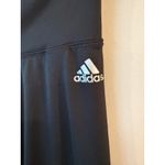 Adidas  Legging Womens Small Black Logo Climalite Gym Yoga High Waist Pull On Photo 3