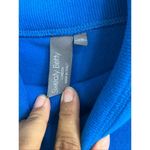 Sweaty Betty  London made in Italy cowl neck blue sweater XS oversized #711 Photo 2