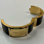 Michael Kors | Tortoise Gold Tone Hinged Bangle Bracelet Photo 4