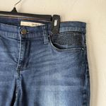 DKNY Jeans Y2k 8 Blue Skinny Denim Studded Pocket Stretch Jeggings Pants Photo 2