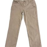 American Eagle  Jeans Size 1R Olive Green So Slimming Girlfriend Slim Leg Ankle Photo 0