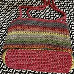 The Sak  Lumi Crochet Rainbow Striped Purse Photo 3