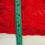 Victoria's Secret  Red Lace Lingerie Negligee Medium Sheer Sexy Valentines Day Photo 13