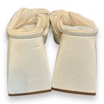 Circus by Sam Edelman Circus NY Marianna Block Heel White Vegan Leather Sandals Size 6.5 Photo 2