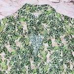 CAbi | Faux Wrap Midi Dress Floral | White & Green | Women's | S Photo 1