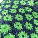 Hutch Halter Corset Floral Midi Dress Ruffle Hem Green Blue Size Medium Photo 11