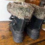 Khombu  The Slope Snow Boots Womens Waterproof Faux Fur Black Size 7Lace UpKhombu Photo 2