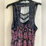 Free People dress maxi boho sleeveless beach double slit elastic waist. … Photo 4