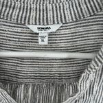 Sonoma Black and White Striped Mini long sleeve shirt Dress XL cotton rayon Photo 5