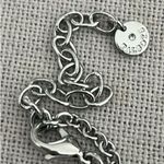 Talbots  Silver-Tone Beaded Necklace in Blue, White Photo 3