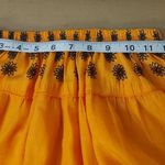 Vintage Orange and Black Screenprint Skirt Photo 3