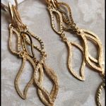 MIA Gold Teardrop Style Long Drop Earrings Photo 2