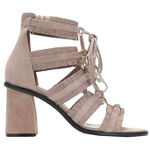 BCBGMAXAZRIA  Gladiator Sandals Lace Up Tassel Suede Heels US 6.5 / Euro 36.5 New Photo 0