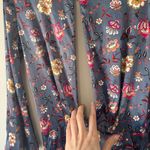 Victoria's Secret Victoria’s Secret Luxe Floral Print Grey Open Back Jumpsuit Photo 6